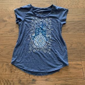 Lucky brand hamsa flowy tee shirt